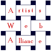 AWA logo, a woven pattern